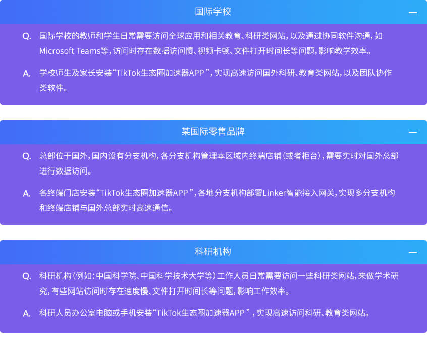 TikTok网络加速APP应用场景