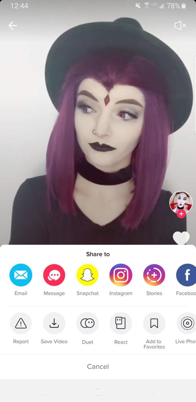 TikTok二重唱选项